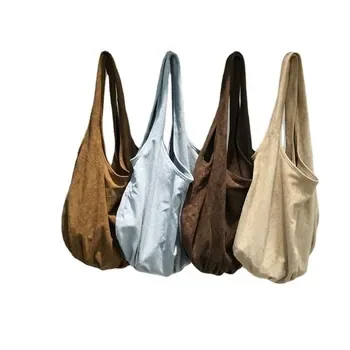 Custom Suede Shopping Tote