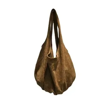 Custom Suede Shopping Tote