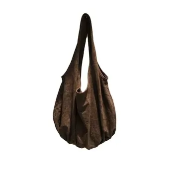 Custom Suede Shopping Tote