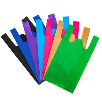 U-Cut and W-Cut Non-Woven T-Shirt Tote