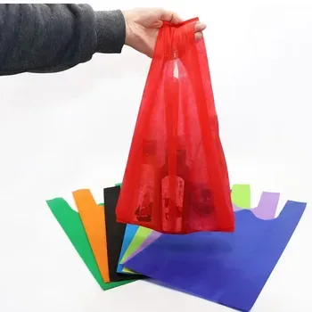 U-Cut and W-Cut Non-Woven T-Shirt Tote
