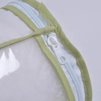 Custom Clear Zippered Shopping Tote