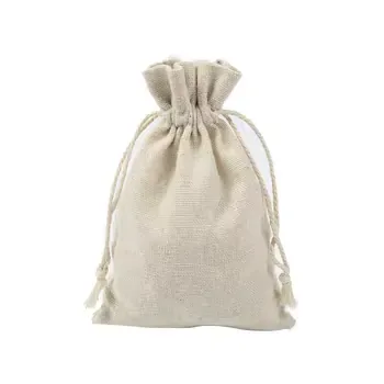 Custom Cotton Canvas Drawstring Gift Bag ZG20241211M1