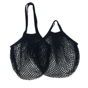 Custom Mesh Natural Cotton Produce Bag