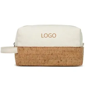Custom Zippered Canvas Cosmetic Bag