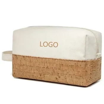 Custom Zippered Canvas Cosmetic Bag