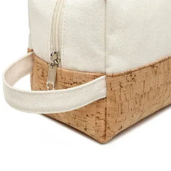 Custom Zippered Canvas Cosmetic Bag