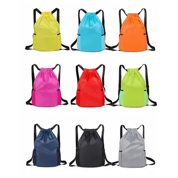Custom Waterproof Drawstring Polyester Backpack