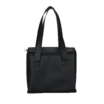 Non-Woven Six-Can Zipper Cooler Tote