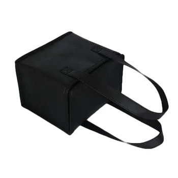Non-Woven Six-Can Zipper Cooler Tote