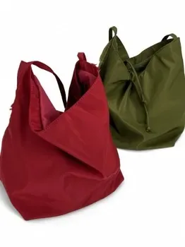 Custom Red Canvas Shopping Bag ZG20250626A7