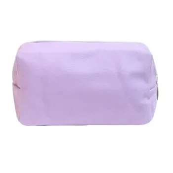 Custom Quilted Cotton Canvas Makeup Pouch