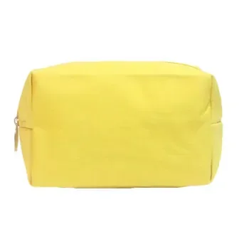 Custom Quilted Cotton Canvas Makeup Pouch
