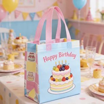 Printed Non-Woven Birthday Party Gift Bag