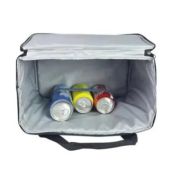 Pink 600D Insulated Lunch Tote