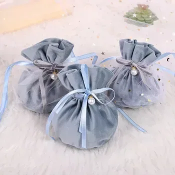 Custom Velvet Drawstring Gift Bag ZG20250106A2