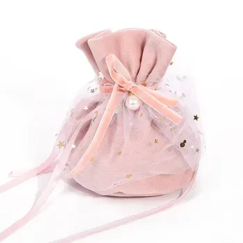 Custom Velvet Drawstring Gift Bag ZG20250106A2