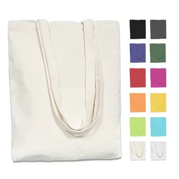 Custom Black Cotton Canvas Grocery Tote ZG20231214M2