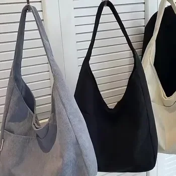 Corduroy Weekend Shoulder Tote