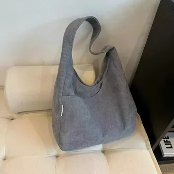 Corduroy Weekend Shoulder Tote