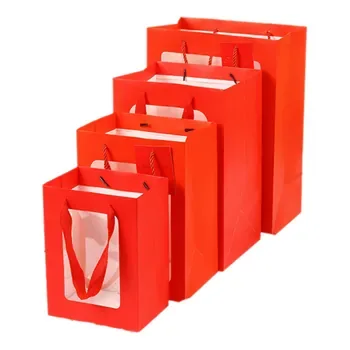 Custom Clear Paper Gift Bag