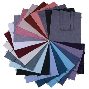 Custom Green 10oz Cotton Canvas Shopping Tote