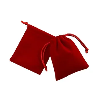 Custom Drawstring Velvet Makeup Pouch