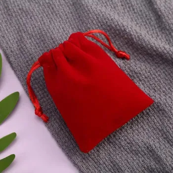 Custom Drawstring Velvet Makeup Pouch