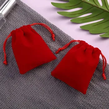 Custom Drawstring Velvet Makeup Pouch