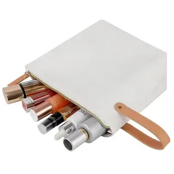 Blank Canvas DIY Cosmetic Zipper Pouch