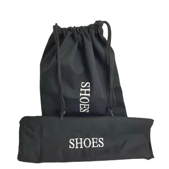 8oz Poly-Cotton Drawstring Shoe Bag