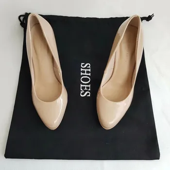 8oz Poly-Cotton Drawstring Shoe Bag