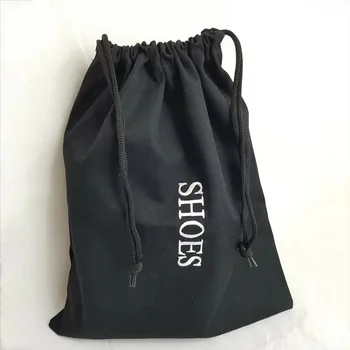 8oz Poly-Cotton Drawstring Shoe Bag