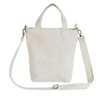 Cotton Canvas Messenger Beach Shopping Bag