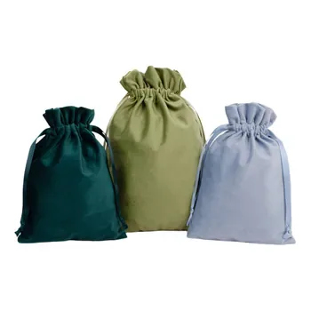 Custom Velvet Drawstring Gift Bag ZG20241210M8