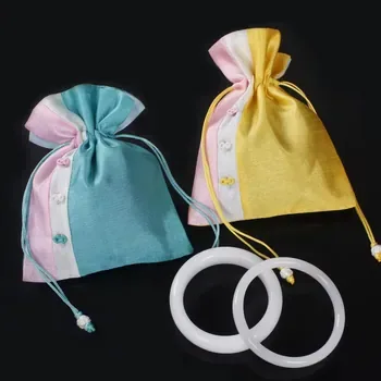 Colorful Silk Drawstring Gift Bag