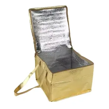 Gold Non-Woven Zipper Cake Cooler