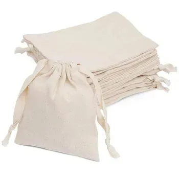 Custom Drawstring Cotton Canvas Produce Bag