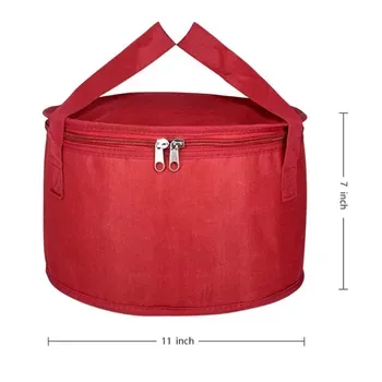 Round Insulated Casserole and Pie Carrier