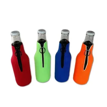 Custom Zippered Neoprene Wine Bottle Bag