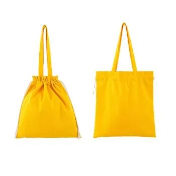 Natural Cotton Drawstring Tote Gift Bag