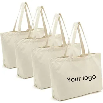 Custom Cotton Canvas Shopping Tote ZG20260519M2