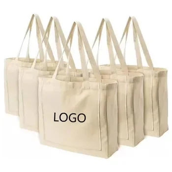 Custom Cotton Canvas Shopping Tote ZG20260519M2