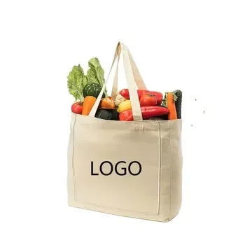 Custom Cotton Canvas Shopping Tote ZG20260519M2