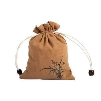 Custom Canvas Drawstring Gift Bag