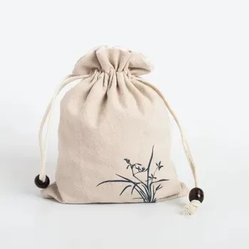 Custom Canvas Drawstring Gift Bag