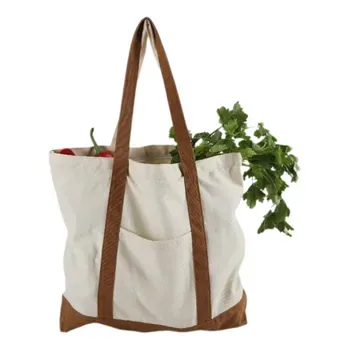Custom Cotton Canvas Grocery Tote