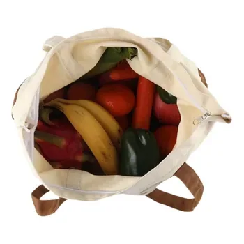 Custom Cotton Canvas Grocery Tote