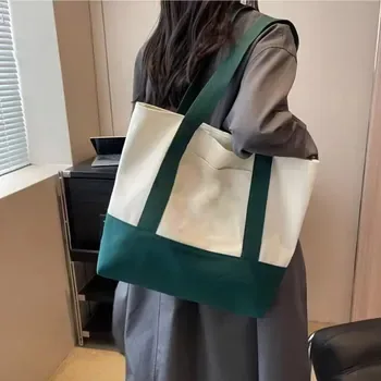 Custom Canvas Beach Tote with Front Pocket
