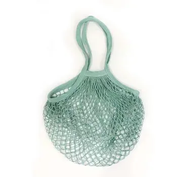 Cotton Knit Mesh Produce Shoulder Tote